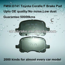 Toyota Corolla disc Front brake pad D741